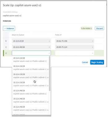 scaling instance