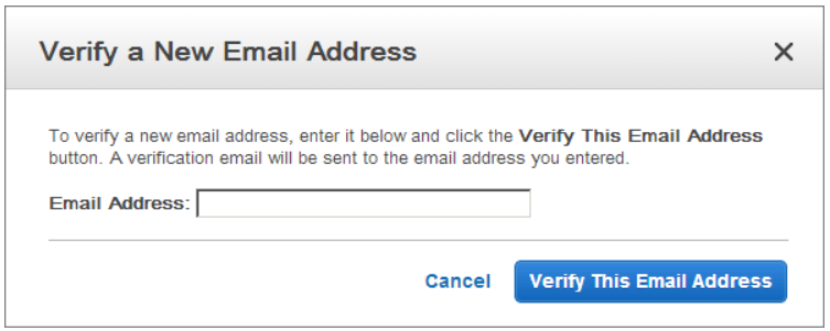 aws verify email