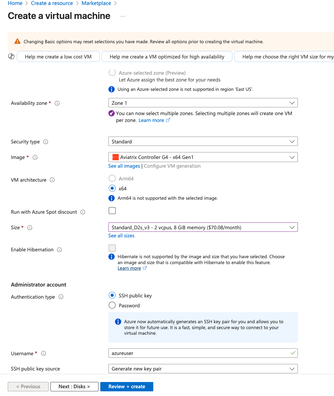 VM Configuration