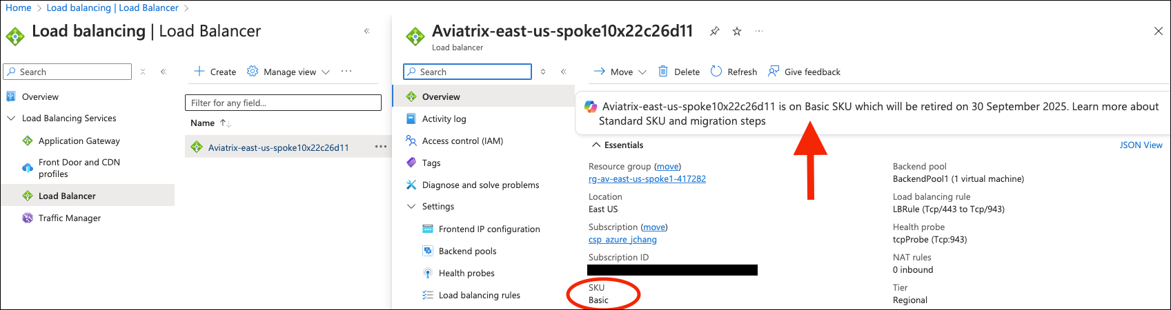 migrate lb sku