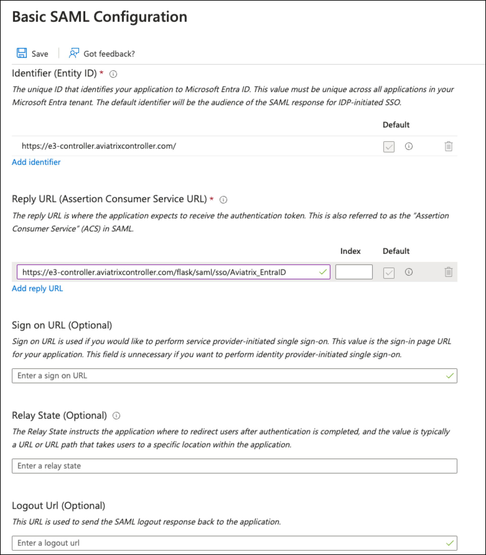 saml intraid config4