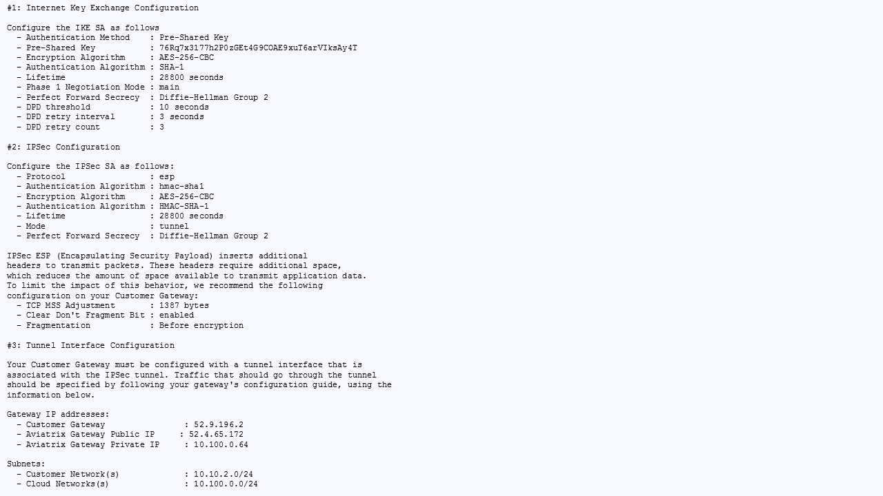 s2c sample config