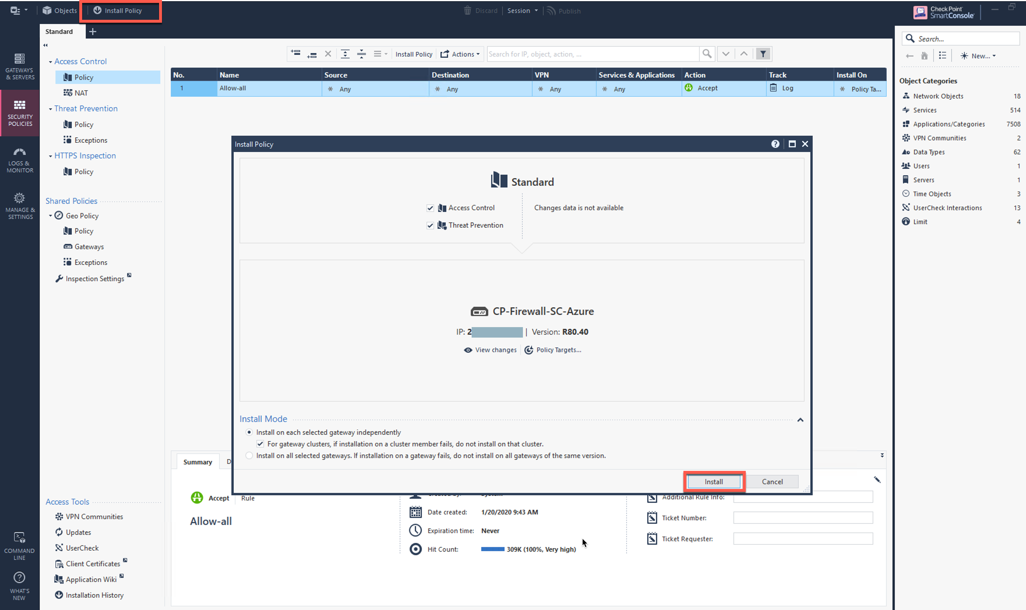 v2_CheckPoint_policy_vpc_to_vpc_install