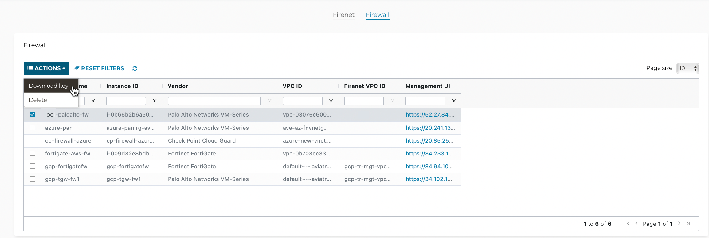 access key oci